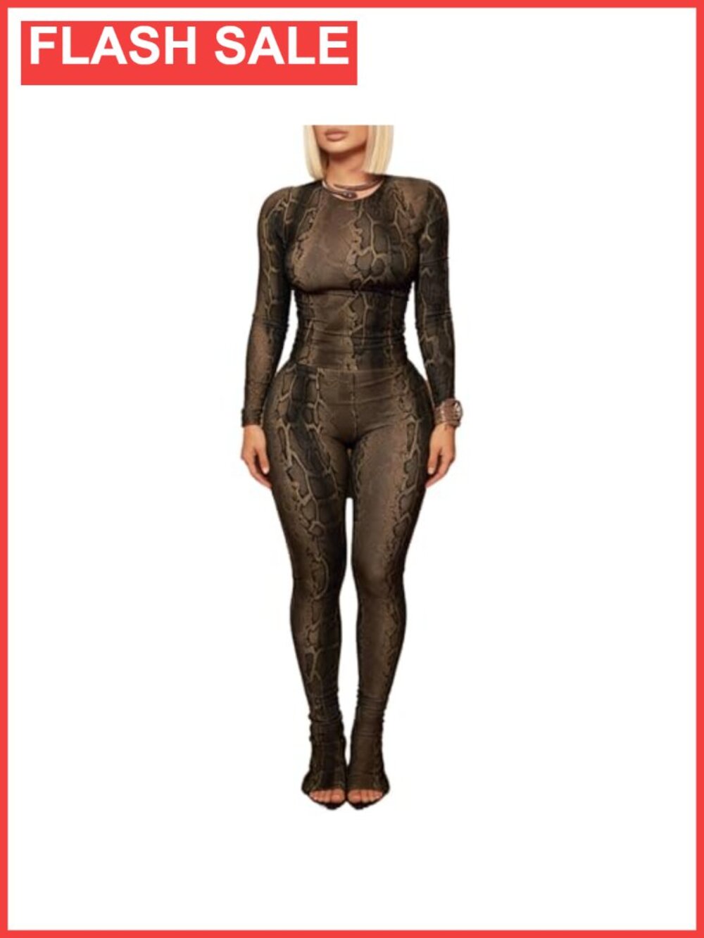 Womens Snake Print Crop Top Flare Pants 2 Piece Set Sexy Club Outfit